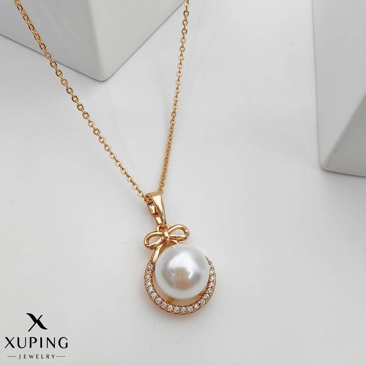 گردنبند مروارید ژوپینگ (با زنجیر)